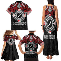 Aotearoa Proud To Be Maori Family Matching Tank Maxi Dress and Hawaiian Shirt New Zealand Fight Together LT9 - Polynesian Pride