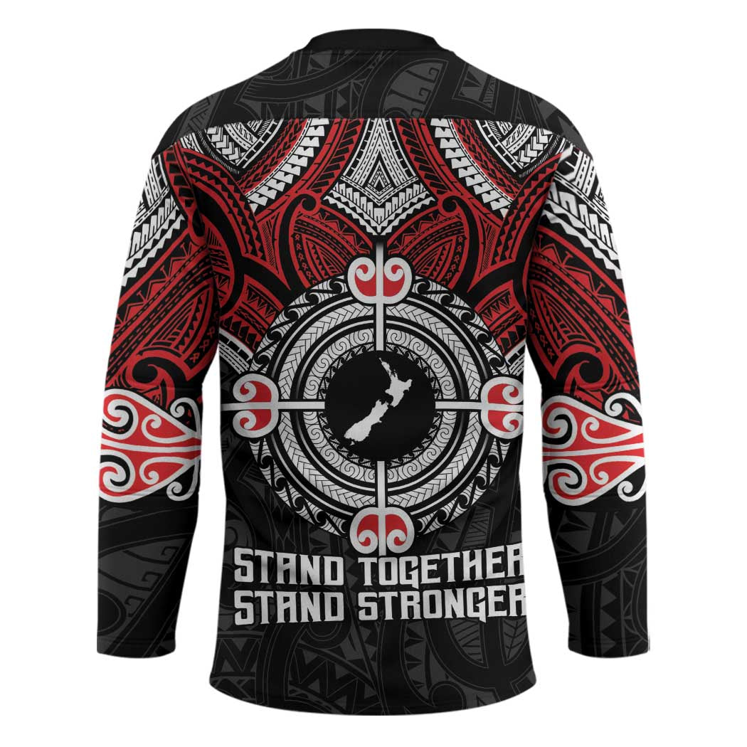 Aotearoa Proud To Be Maori Hockey Jersey New Zealand Fight Together - Polynesian Pride