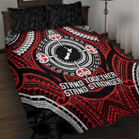 Aotearoa Proud To Be Maori Quilt Bed Set New Zealand Fight Together