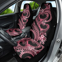 Polynesia Valentines Day Forever In My Heart Tattoo Car Seat Cover Pink Style LT9 - Polynesian Pride