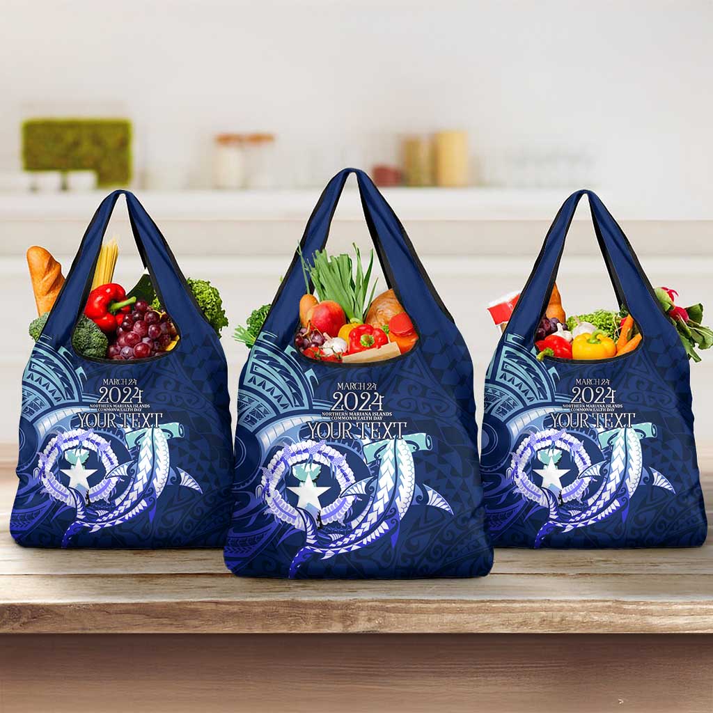 Personalised Northern Mariana Islands Grocery Bag Commonwealth Day 2024