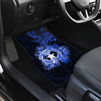 Northern Mariana Islands Ylang-ylang Mwarmwar Car Mats Polynesian Blue Style LT9 - Polynesian Pride