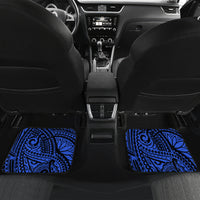 Northern Mariana Islands Ylang-ylang Mwarmwar Car Mats Polynesian Blue Style LT9 Set 2pcs - Back Blue - Polynesian Pride