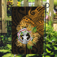 Northern Mariana Islands Ylang-ylang Mwarmwar Garden Flag Polynesian Gold Style LT9 Garden Flag Gold - Polynesian Pride