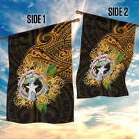 Northern Mariana Islands Ylang-ylang Mwarmwar Garden Flag Polynesian Gold Style LT9 - Polynesian Pride