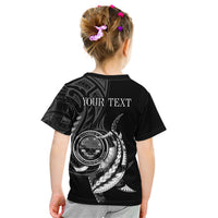 Personalised FSM Culture Day Kid T Shirt Hammerhead Shark Tribal 2024 LT9 - Polynesian Pride