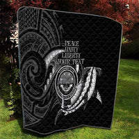 Personalised FSM Culture Day Quilt Hammerhead Shark Tribal 2024 LT9 - Polynesian Pride