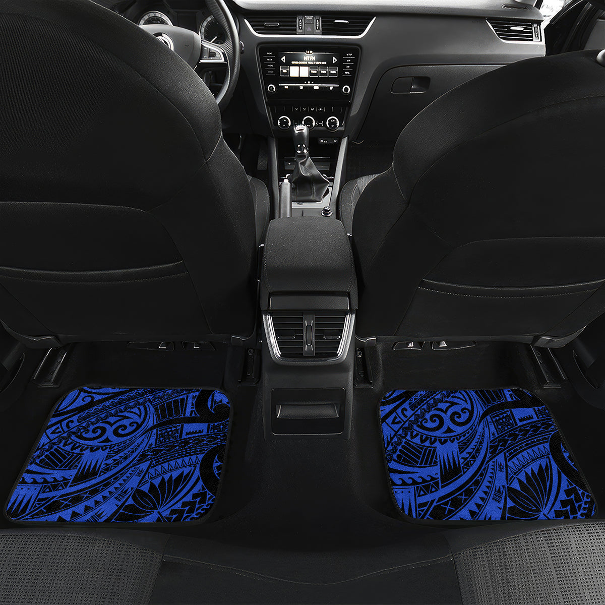 Personalised Chuuk FSM Culture Day Car Mats Hammerhead Shark Tattoo 2024