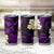 Hawaii Maui Islands Pacific Plumeria Tumbler Cup Purple Polynesian Tattoo