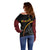 Papua New Guinea 50th Independence Day Off Shoulder Sweater Simple Oro Tapa Pattern - Polynesian Pride