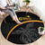 Papua New Guinea 50th Independence Day Round Carpet Simple Oro Tapa Pattern - Polynesian Pride