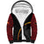 Papua New Guinea 50th Independence Day Sherpa Hoodie Simple Oro Tapa Pattern - Polynesian Pride