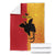 Papua New Guinea Oro Tapa Personalised Blanket Simple Bird of Paradise Style - Polynesian Pride