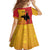 Papua New Guinea Oro Tapa Personalised Family Matching Mermaid Dress and Hawaiian Shirt Simple Bird of Paradise Style - Polynesian Pride