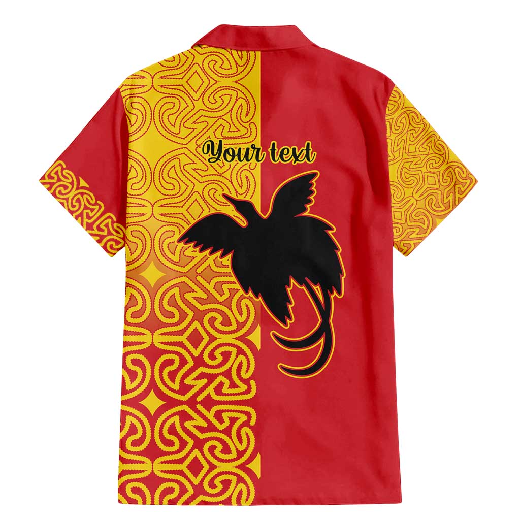 Papua New Guinea Oro Tapa Personalised Family Matching Mermaid Dress and Hawaiian Shirt Simple Bird of Paradise Style LT9 - Polynesian Pride