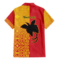 Papua New Guinea Oro Tapa Personalised Family Matching Mermaid Dress and Hawaiian Shirt Simple Bird of Paradise Style LT9 - Polynesian Pride