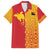 Papua New Guinea Oro Tapa Personalised Family Matching Off Shoulder Maxi Dress and Hawaiian Shirt Simple Bird of Paradise Style - Polynesian Pride