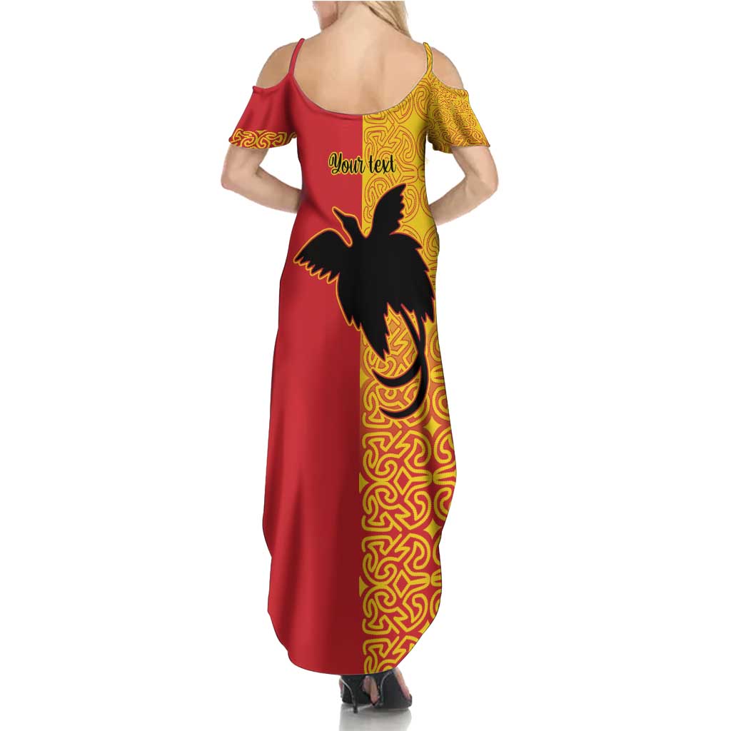 Papua New Guinea Oro Tapa Personalised Family Matching Summer Maxi Dress and Hawaiian Shirt Simple Bird of Paradise Style LT9 - Polynesian Pride