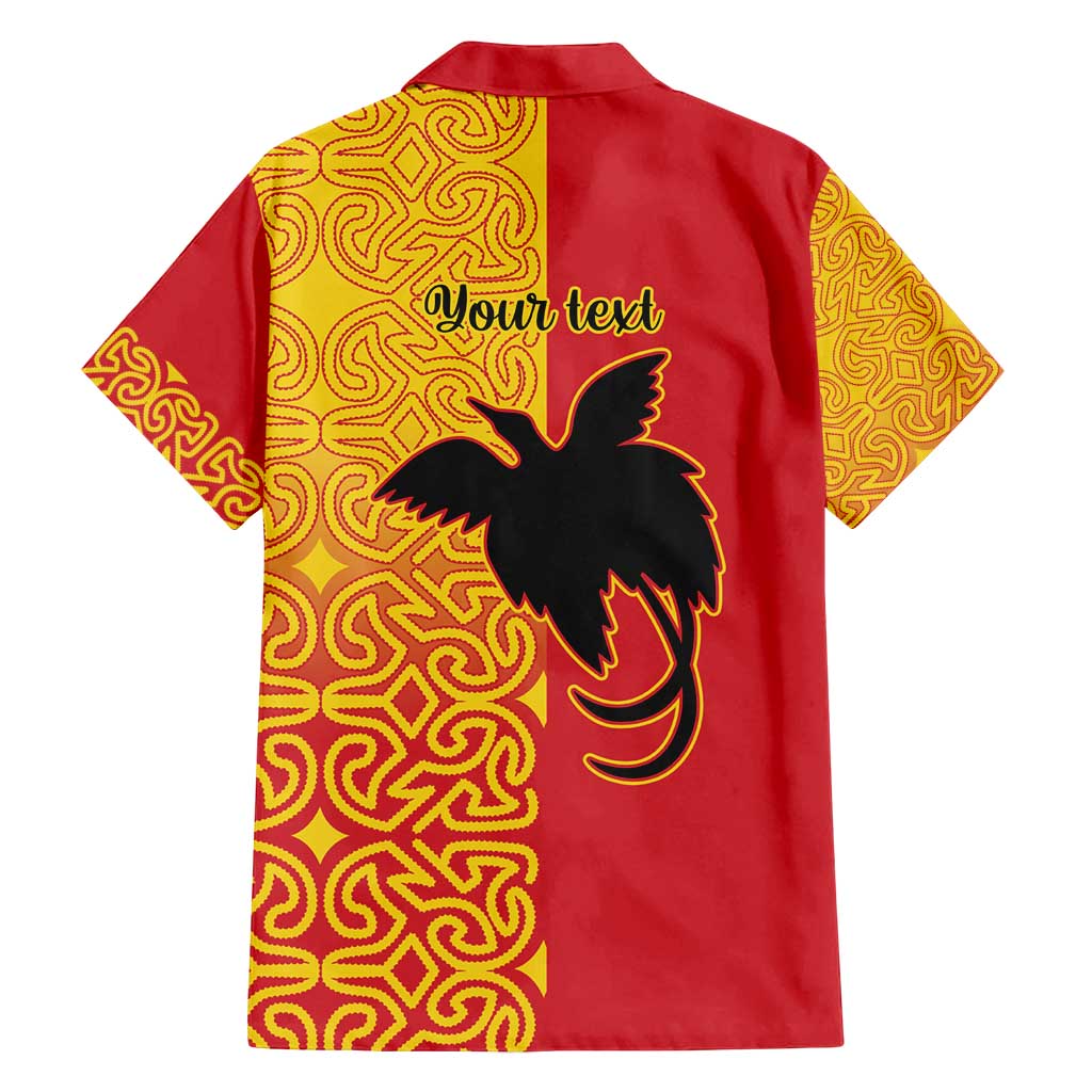 Papua New Guinea Oro Tapa Personalised Family Matching Tank Maxi Dress and Hawaiian Shirt Simple Bird of Paradise Style LT9 - Polynesian Pride