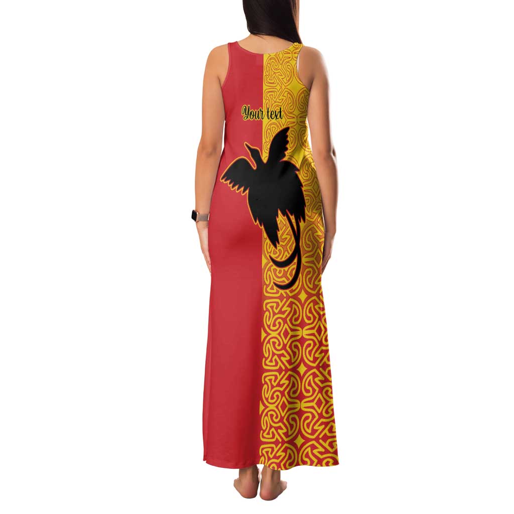 Papua New Guinea Oro Tapa Personalised Family Matching Tank Maxi Dress and Hawaiian Shirt Simple Bird of Paradise Style LT9 - Polynesian Pride