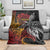 Papua New Guinea Sepik Personalised Blanket PNG Bird of Paradise Tattoo - Polynesian Pride