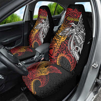 Papua New Guinea Sepik Personalised Car Seat Cover PNG Bird of Paradise Tattoo LT9 - Polynesian Pride