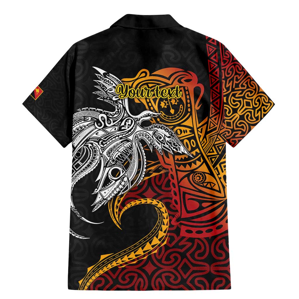 Papua New Guinea Sepik Personalised Family Matching Mermaid Dress and Hawaiian Shirt PNG Bird of Paradise Tattoo LT9 - Polynesian Pride