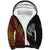 Papua New Guinea Sepik Personalised Sherpa Hoodie PNG Bird of Paradise Tattoo - Polynesian Pride