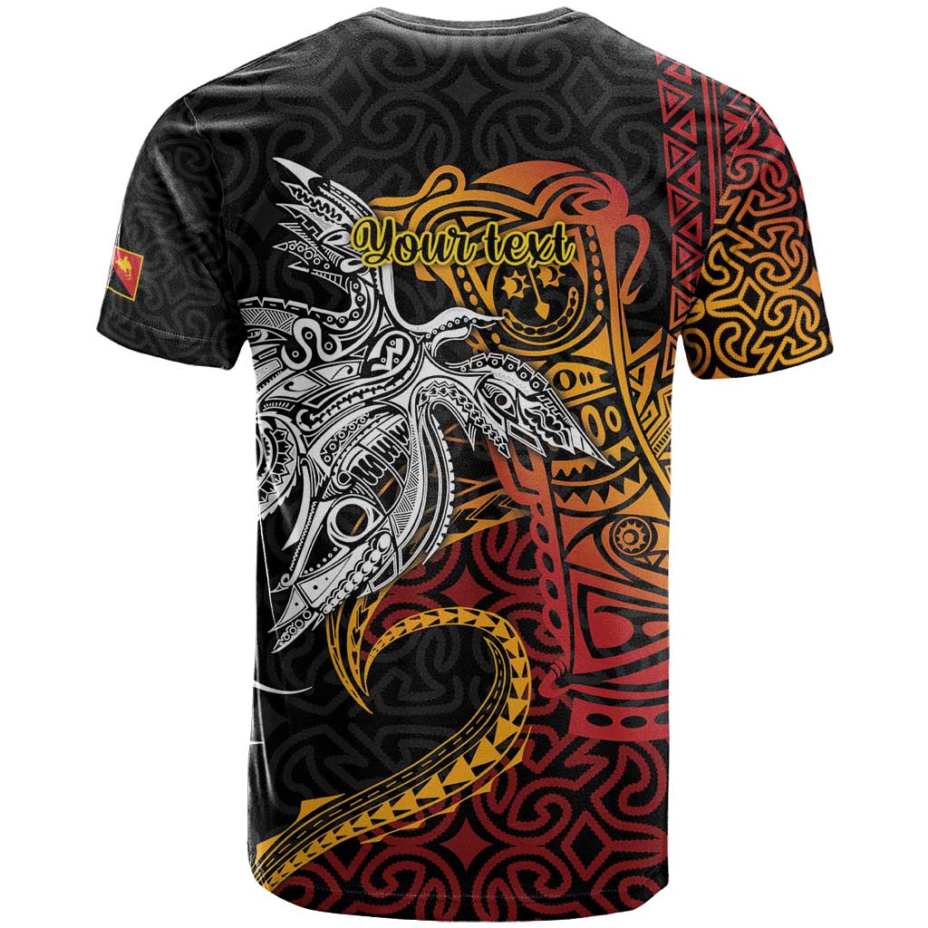 Papua New Guinea Sepik Personalised T Shirt PNG Bird of Paradise Tattoo LT9 - Polynesian Pride