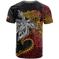 Papua New Guinea Sepik Personalised T Shirt PNG Bird of Paradise Tattoo LT9 - Polynesian Pride