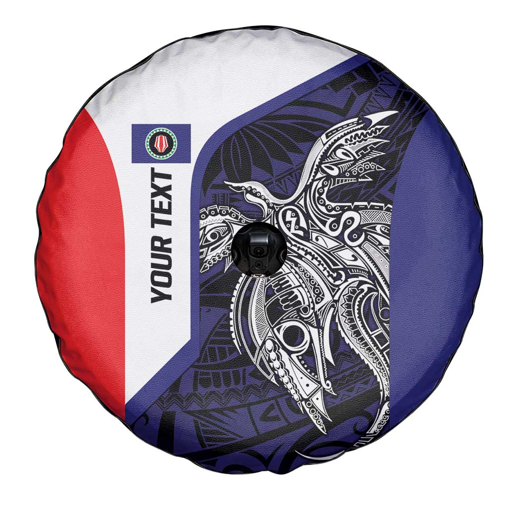 Personalised PNG Bougainville Spare Tire Cover Bird of Paradise Tattoo Flag Motif LT9 - Polynesian Pride