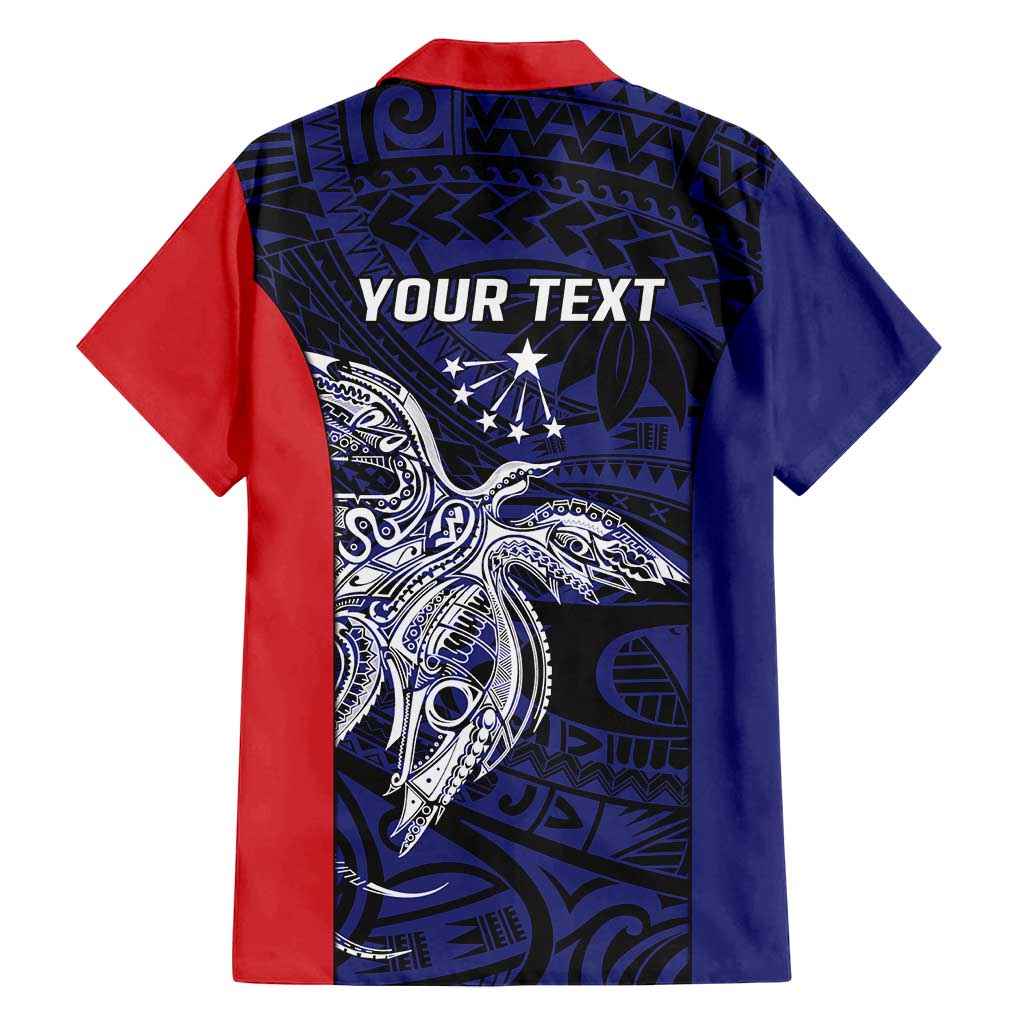 Personalised PNG Central Province Family Matching Off Shoulder Maxi Dress and Hawaiian Shirt Bird of Paradise Tattoo Flag Motif LT9 - Polynesian Pride