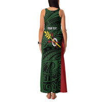 Personalised PNG Chimbu Province Family Matching Tank Maxi Dress and Hawaiian Shirt Bird of Paradise Tattoo Flag Motif LT9 - Polynesian Pride