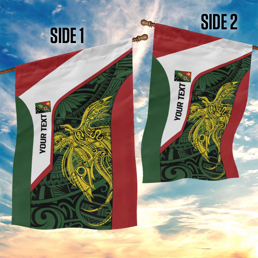 Personalised PNG Chimbu Province Garden Flag Bird of Paradise Tattoo Flag Motif LT9 - Polynesian Pride