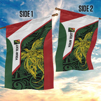 Personalised PNG Chimbu Province Garden Flag Bird of Paradise Tattoo Flag Motif LT9 - Polynesian Pride