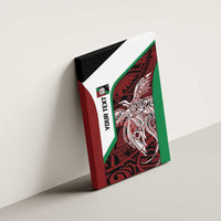 Personalised PNG East New Britain Province Canvas Wall Art Bird of Paradise Tattoo Flag Motif LT9 - Polynesian Pride
