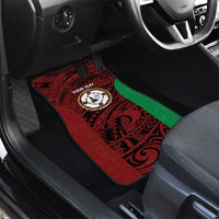 Personalised PNG East New Britain Province Car Mats Bird of Paradise Tattoo Flag Motif LT9 - Polynesian Pride