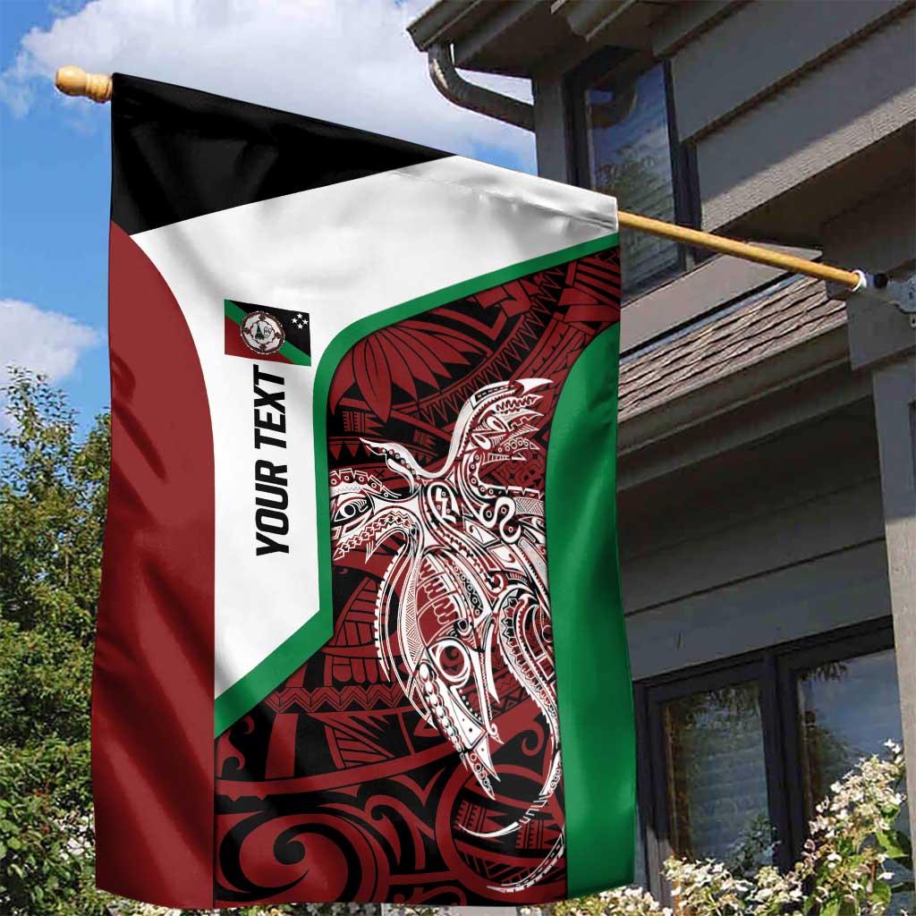 Personalised PNG East New Britain Province Garden Flag Bird of Paradise Tattoo Flag Motif LT9 - Polynesian Pride