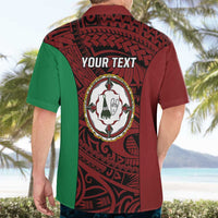 Personalised PNG East New Britain Province Hawaiian Shirt Bird of Paradise Tattoo Flag Motif LT9 - Polynesian Pride