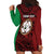 Personalised PNG East New Britain Province Hoodie Dress Bird of Paradise Tattoo Flag Motif - Polynesian Pride