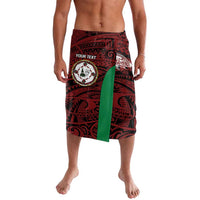 Personalised PNG East New Britain Province Lavalava Bird of Paradise Tattoo Flag Motif LT9 Green - Polynesian Pride