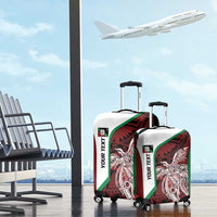 Personalised PNG East New Britain Province Luggage Cover Bird of Paradise Tattoo Flag Motif LT9 - Polynesian Pride