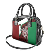 Personalised PNG East New Britain Province Shoulder Handbag Bird of Paradise Tattoo Flag Motif LT9 - Polynesian Pride