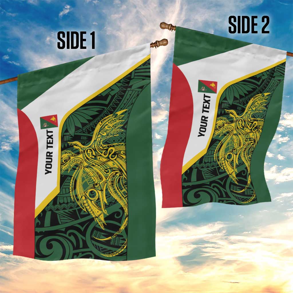 Personalised PNG East Sepik Province Garden Flag Bird of Paradise Tattoo Flag Motif LT9 - Polynesian Pride