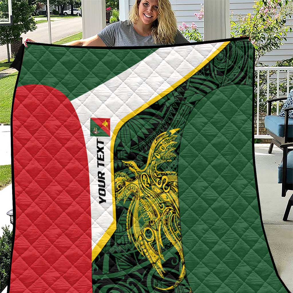 Personalised PNG East Sepik Province Quilt Bird of Paradise Tattoo Flag Motif - Polynesian Pride
