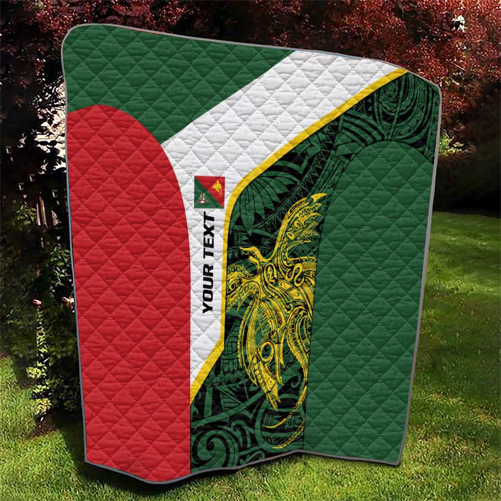Personalised PNG East Sepik Province Quilt Bird of Paradise Tattoo Flag Motif LT9 - Polynesian Pride