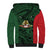 Personalised PNG East Sepik Province Sherpa Hoodie Bird of Paradise Tattoo Flag Motif - Polynesian Pride