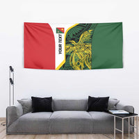 Personalised PNG East Sepik Province Tapestry Bird of Paradise Tattoo Flag Motif LT9 - Polynesian Pride