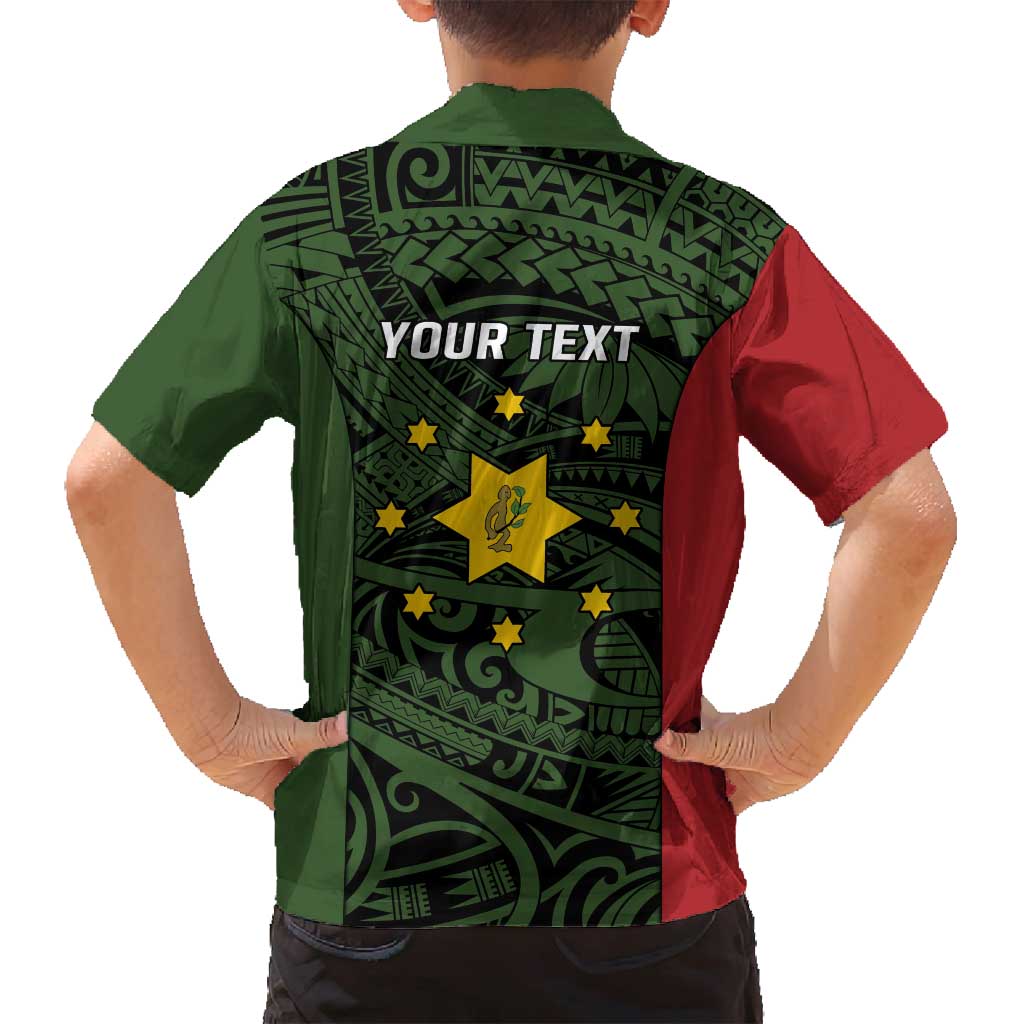 Personalised PNG Eastern Highlands Family Matching Off Shoulder Maxi Dress and Hawaiian Shirt Bird of Paradise Tattoo Flag Motif LT9 - Polynesian Pride