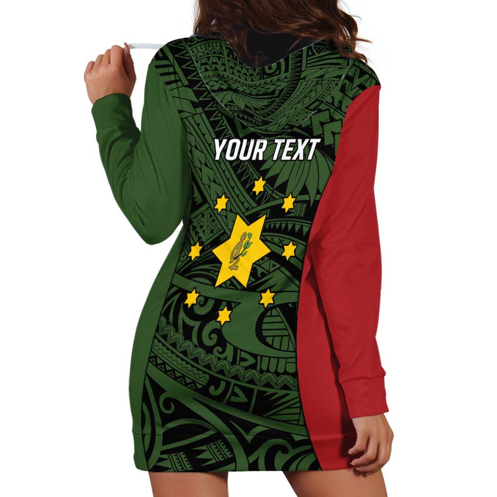 Personalised PNG Eastern Highlands Hoodie Dress Bird of Paradise Tattoo Flag Motif LT9 - Polynesian Pride